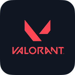 Logo of Valorant game by Riot Games